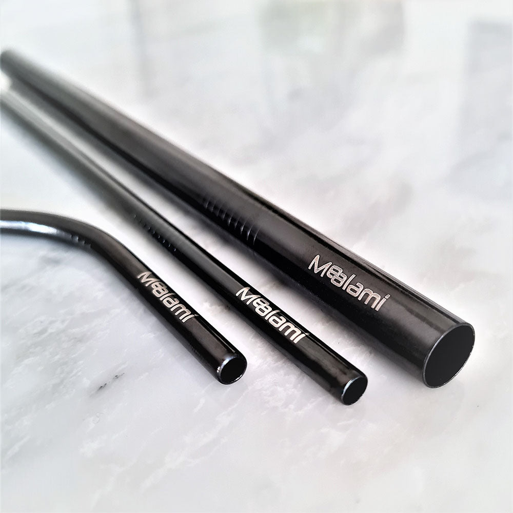 Eco Travel Straw Set (Black)