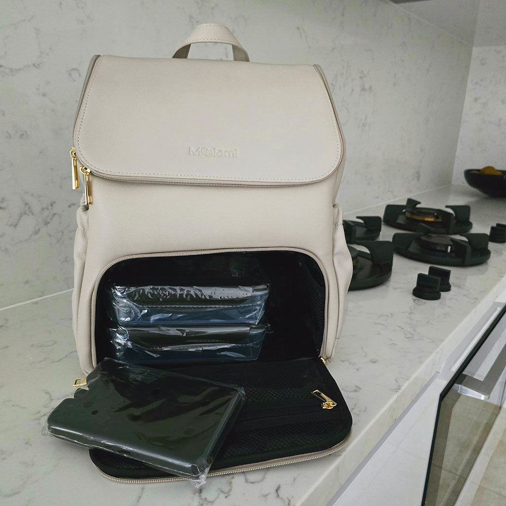 Luxe Meal Prep Backpack (Oat)