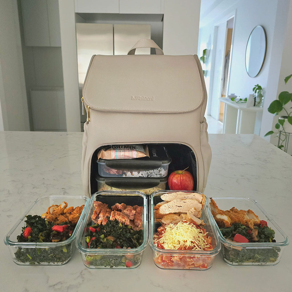Luxe Meal Prep Backpack (Oat)