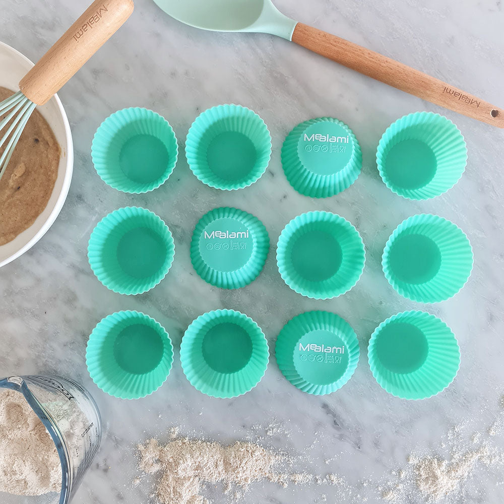 Reusable Silicone Cupcake Moulds (12 pack)